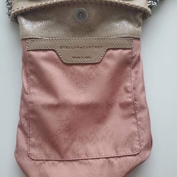 STELLA MCCARTNEY  Shaggy Deer Faux Leather Small Falabella Crossbody Bag - Picture 10 of 11